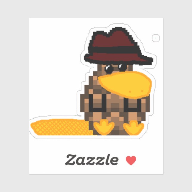 Sticker en vinyle de coupe personnalisée PineconeP (Feuille)