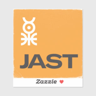 Sticker en vinyle de jast