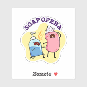 Sticker en vinyle de Pun Drama Sympa Opera