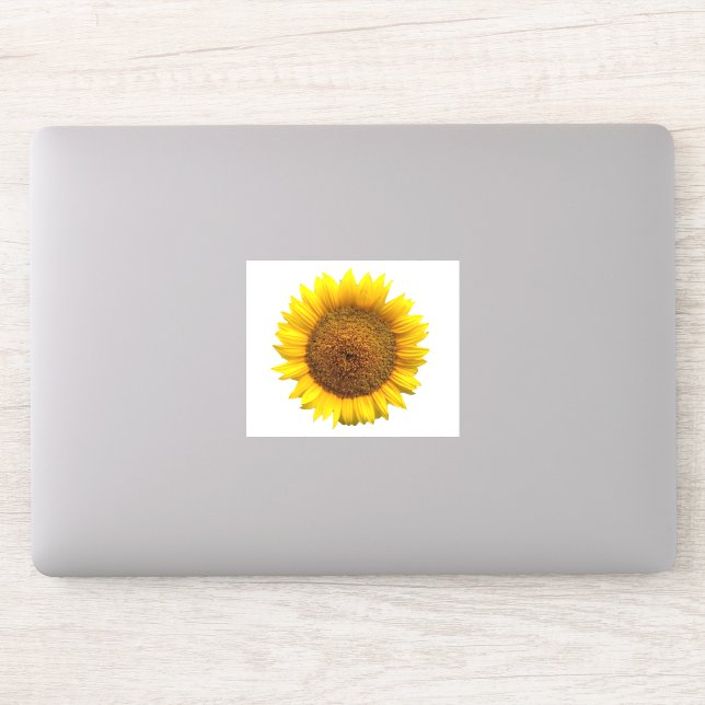 sticker en vinyle de tournesol (Ordinateur)