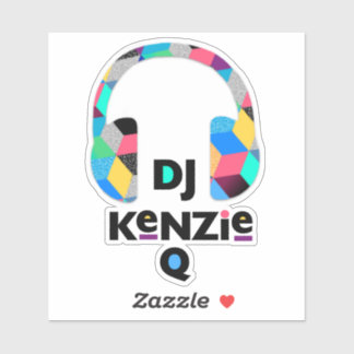 Sticker en vinyle découpé DJ Kenzie Q