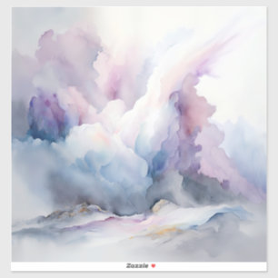 Sticker en vinyle des nuages célestes