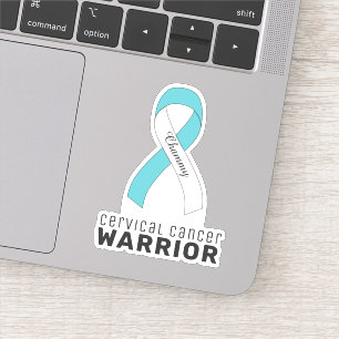Sticker en vinyle du cancer du col