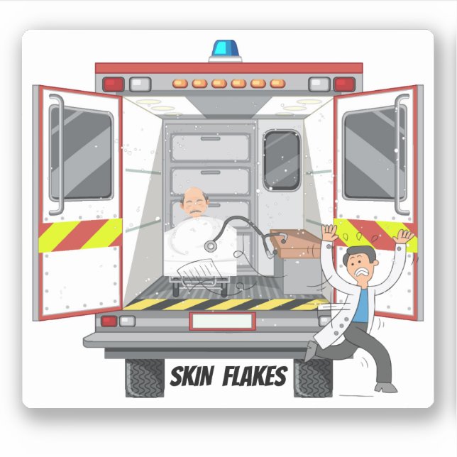 Sticker en vinyle EMS 911 Paramedic (Devant)