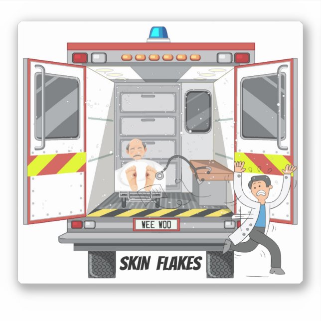 Sticker en vinyle EMS 911 Paramedic (Devant)