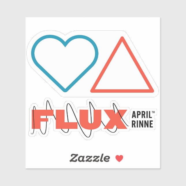 Sticker en vinyle "Fall in Love With Change" (Feuille)