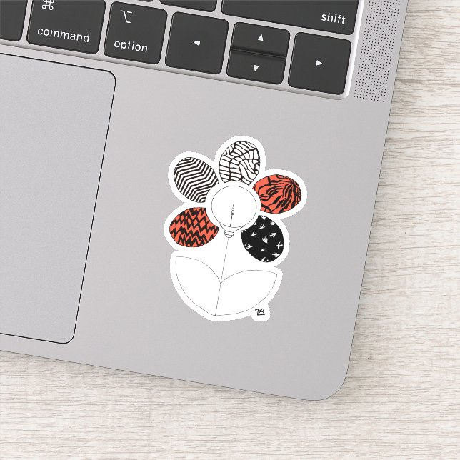 Sticker en vinyle flurryFlower (Détail)