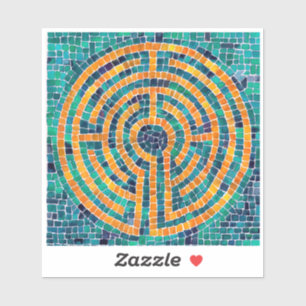 Sticker en vinyle LABYRINTH II 4x4