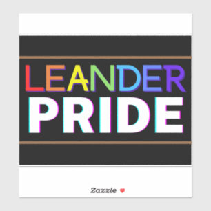 Sticker en vinyle Leander PRIDE