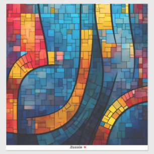 Sticker en vinyle Mosaic Art
