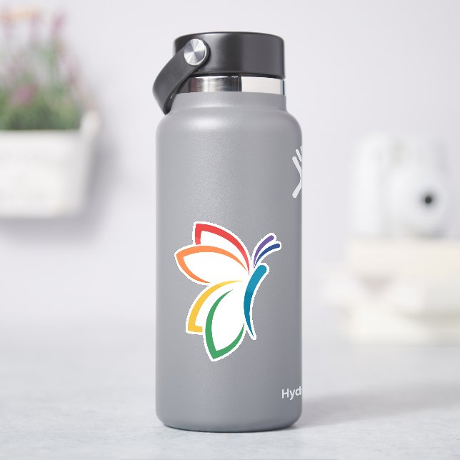 Sticker en vinyle papillon NEDA (HydroFlask)