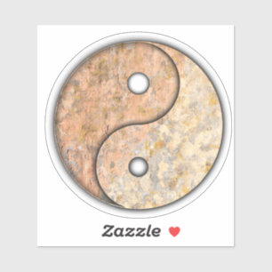 Sticker en vinyle personnalisé Yin et Yang