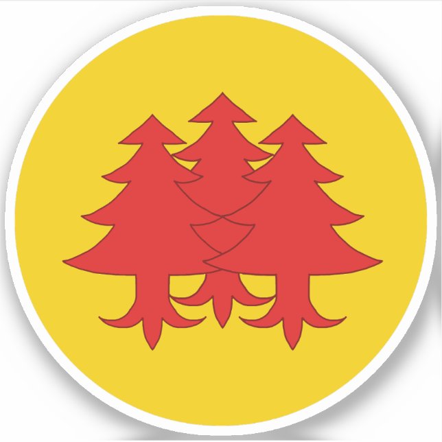 Sticker en vinyle SCA Drachenwald (Devant)