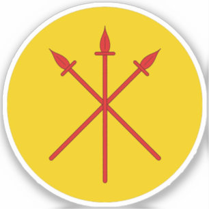 Sticker en vinyle SCA Red Spears