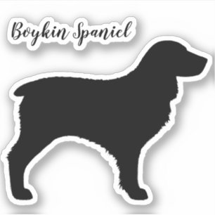 Sticker en vinyle Silhouette de race de chien espa