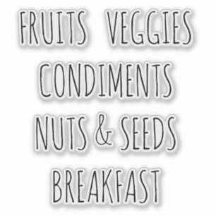 Sticker en vinyle sur mesure de l'organisation du 