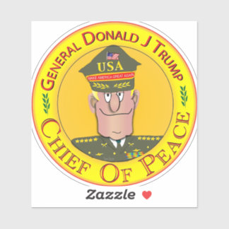 Sticker en vinyle sur mesure Donald J Trump
