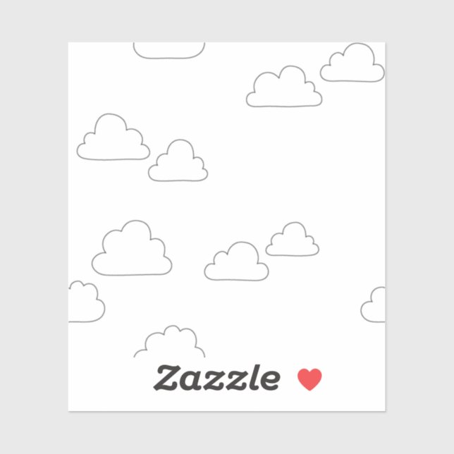 Sticker en vinyle sur mesure en albâtre (Feuille)