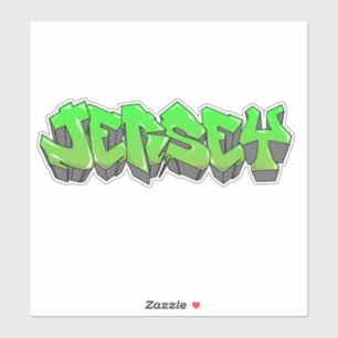 Sticker en vinyle sur mesure "Jersey"