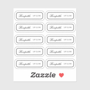 Sticker en vinyle sur mesure pour étiquette de pro