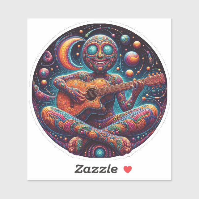 Sticker en vinyle sur mesure SAM Cosmic Circle (Feuille)