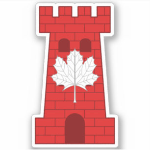 Sticker en vinyle sur mesure SCA Castel Rouge