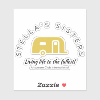 Sticker en vinyle sur mesure Stella's Sisters