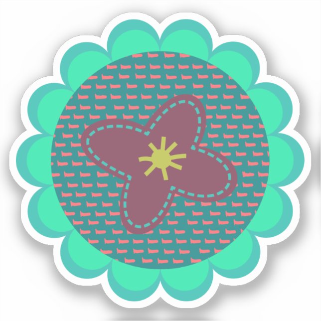 Sticker en vinyle taillé sur mesure (Recto)