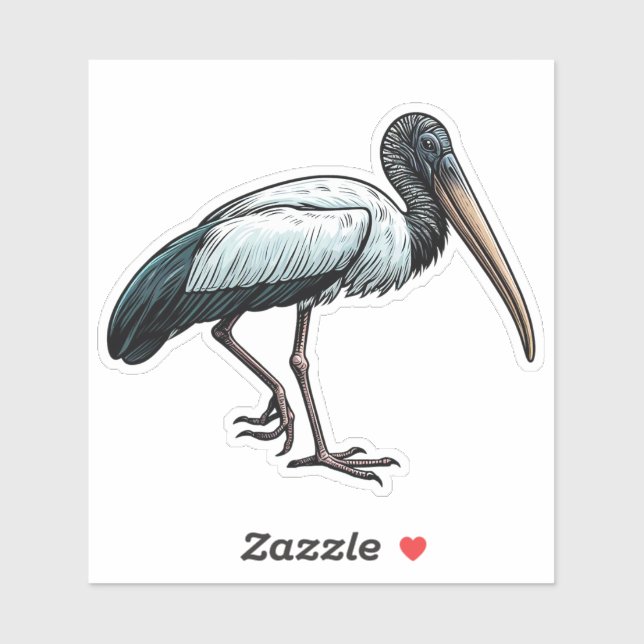 Sticker en vinyle taillé sur mesure pour l'oiseau  (Feuille)