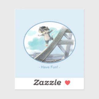 Sticker en vinyle Tour Eiffel - Amusant (Diverses 