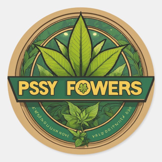 Sticker en vinyle vert vibrant (Devant)