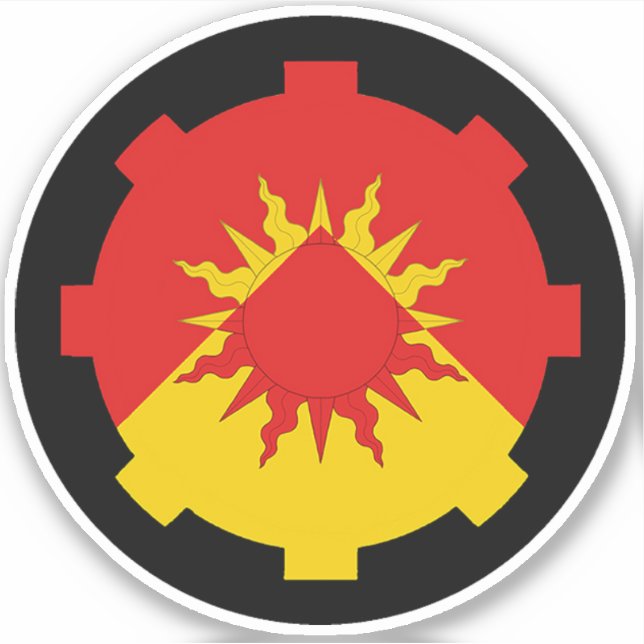 Sticker en vinyle Vulcanfeldt SCA (Devant)