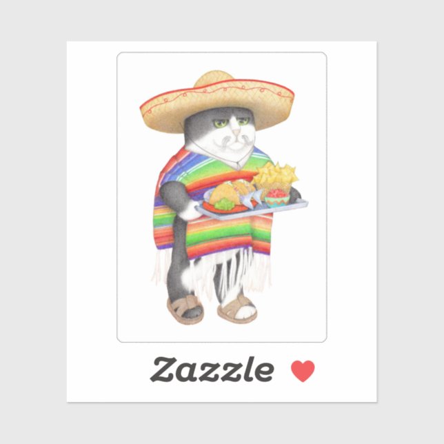 Sticker en vinyle WENDELITO 3" (Feuille)