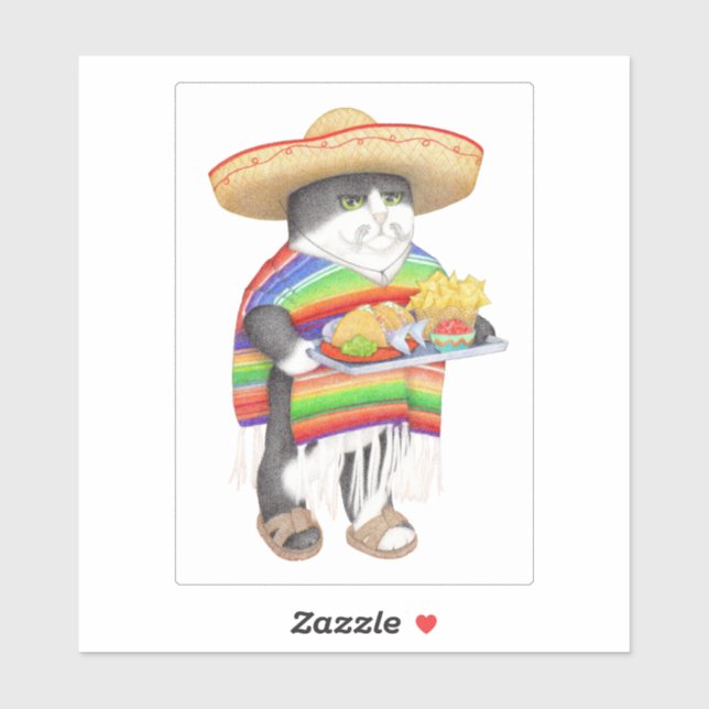 Sticker en vinyle WENDELITO 6" (Feuille)