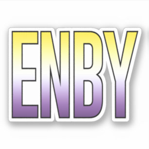 Sticker ENBY - Non binaire