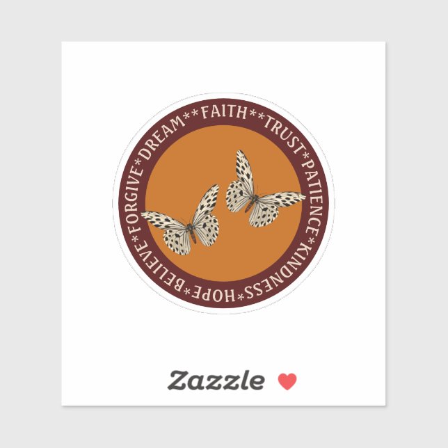 Sticker encouraging Words Affaire Leaves (Feuille)