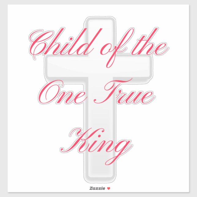 Sticker Enfant du Roi unique (Feuille)