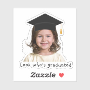 Sticker Enfants de la maternelle photo de graduation perso