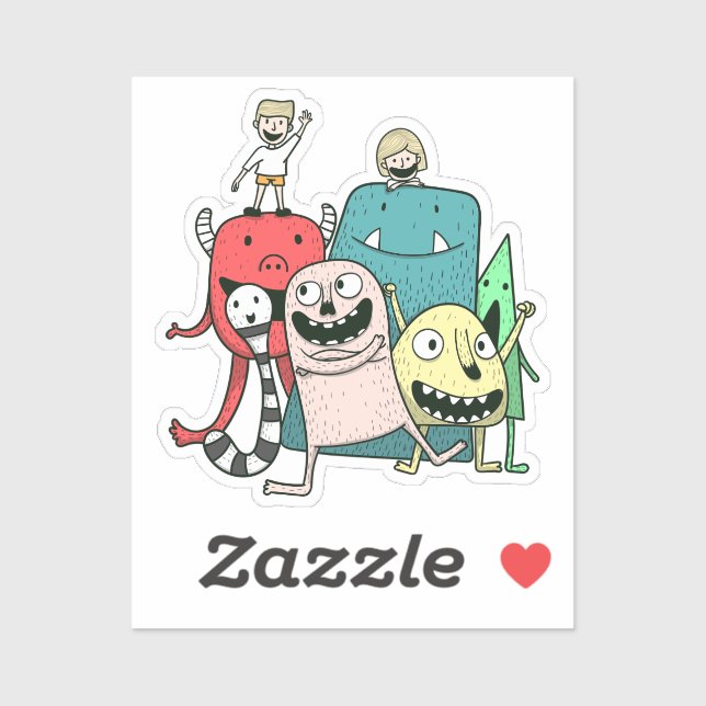 Sticker Enfants monstres  (Feuille)