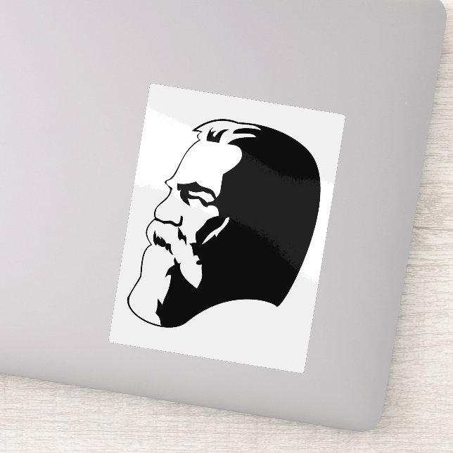 Sticker Engels, communisme, socialisme, Union soviétique (Détail)