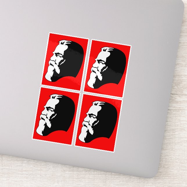 Sticker Engels, communisme, socialisme, Union soviétique (Détail)