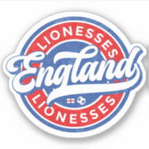 England Lionesses Soccer Badge Round