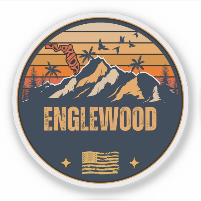 Sticker Englewood, Floride  (Devant)