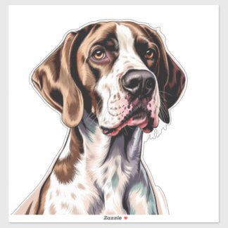 Sticker English Pointer Dog