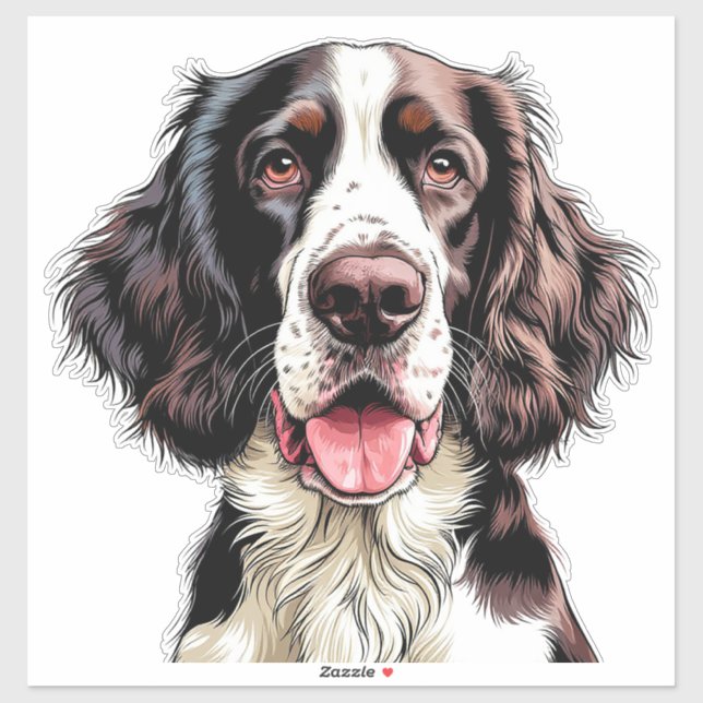 Sticker English Springer Spaniel Dog (Feuille)