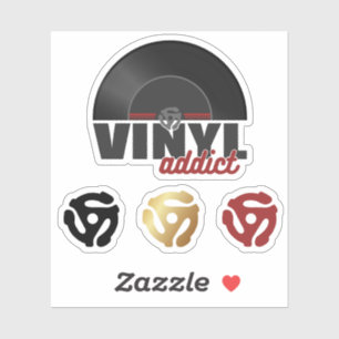 Sticker Enregistrement de vinyle Retro vintage à 45 tr/min