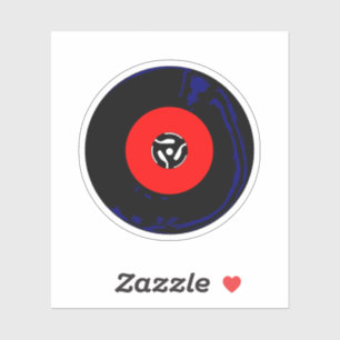 Sticker Enregistrement unique 45 tr/min