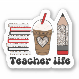 Sticker enseignant Poster de animal scolaire amusa