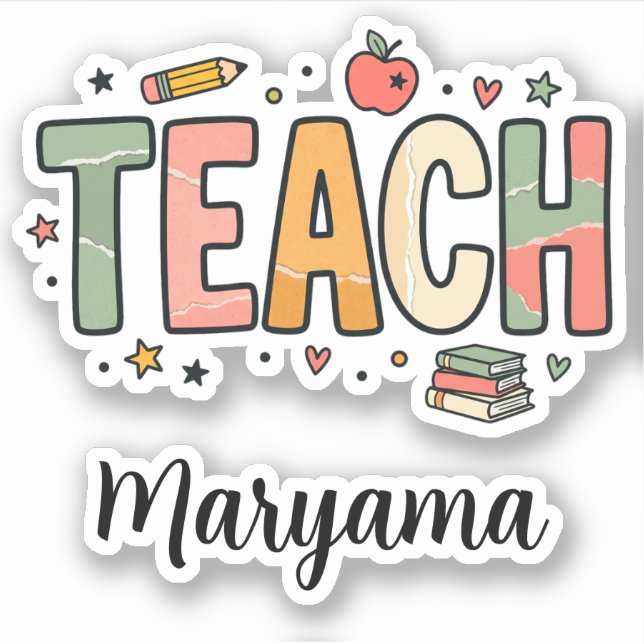 Sticker Enseigner le design pour les enseignants et les ét (Devant)