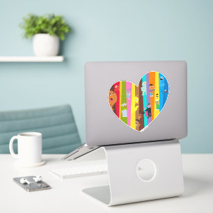 Sticker Ensemble Coeur
